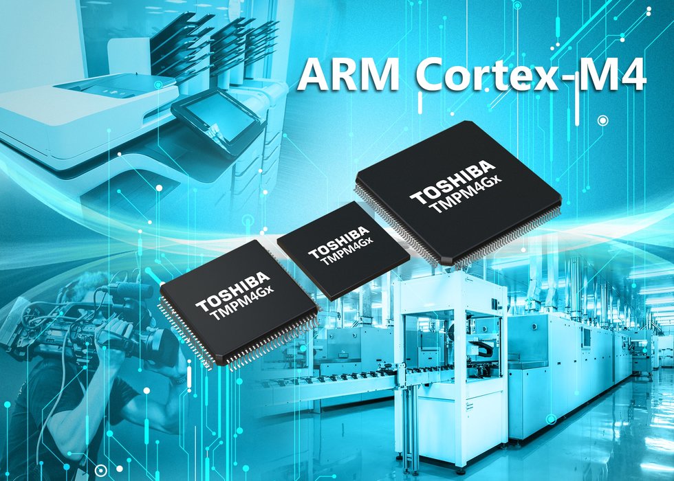 Les microcontrôleurs à base ARM® Cortex®-M4 de Toshiba assurent le traitement rapide des données